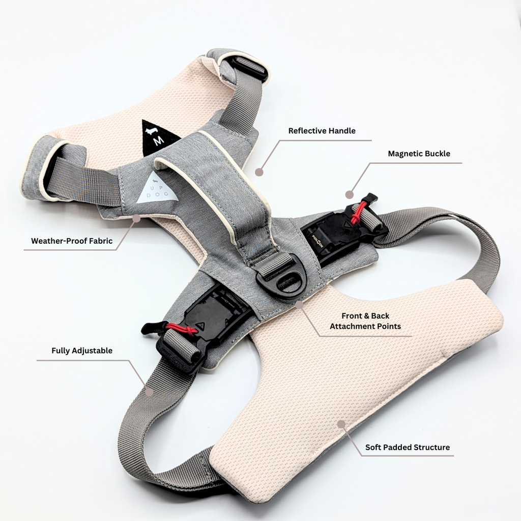 Magnetic Dog Harness - One-Hand Clip, No-Pull Design